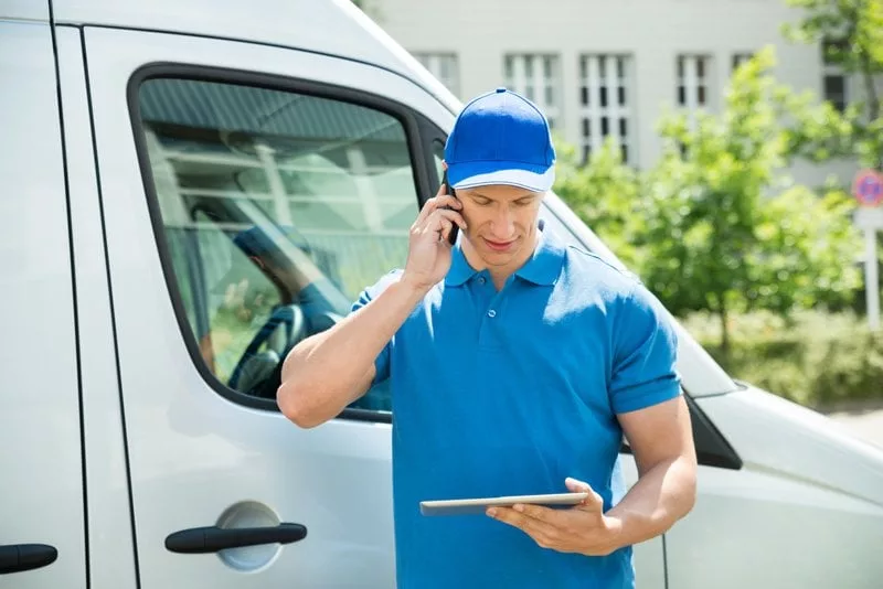 GPS-tracker für Lieferungen