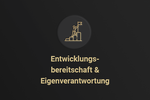 Entwicklungsbereitschaft und Eigenverantwortung