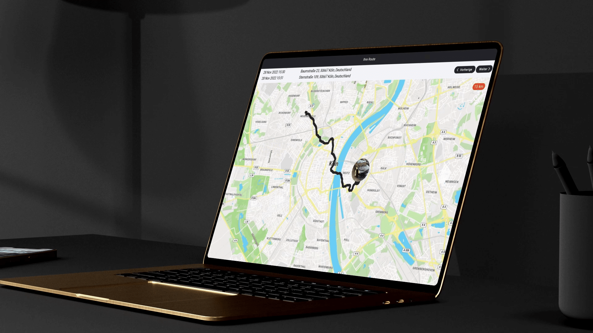 FINDER Portal Laptop Mockup von PAJ GPS Tracker